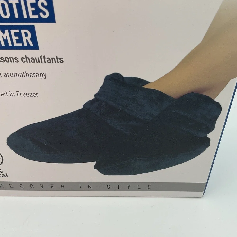 TRAKK Relaxation Collection‎ Heated Bootie Foot Warmer Microwave Chill Freezer
